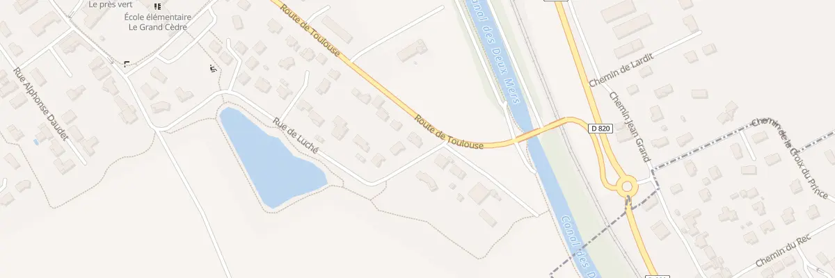 Plan du 300 Rte de Toulouse à Grisolles
