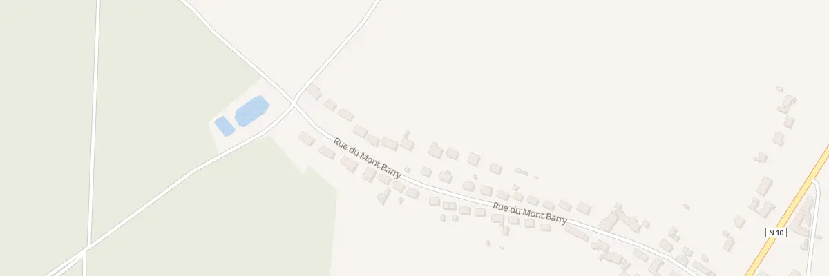 Plan du 52 Rue du Mont Barry à La Chapelle-du-Noyer