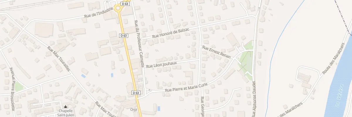 Plan du 7 Rue Léon Jouhaux à Terrasson-Lavilledieu