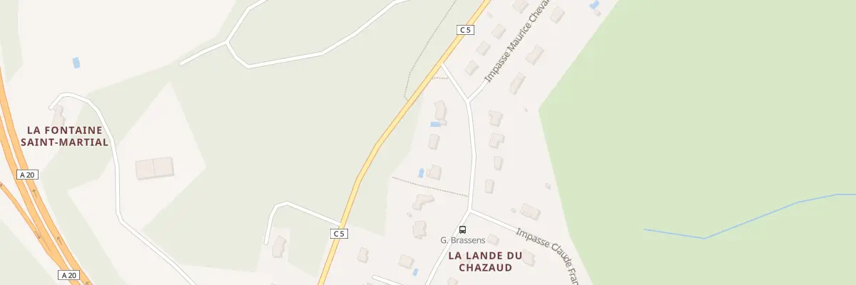 Plan du 4 Rue Georges Brassens à Feytiat