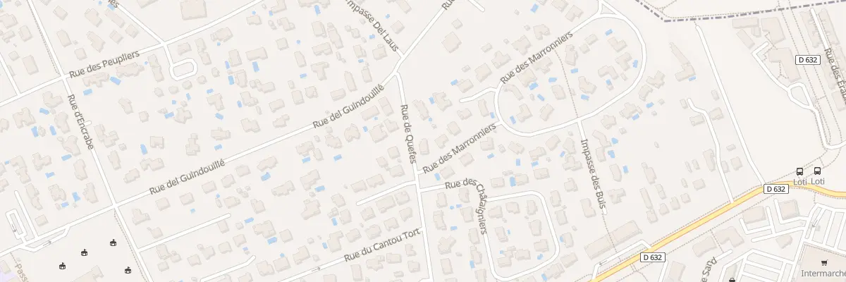 Plan du 1 Rue des Marronniers à Plaisance-du-Touch