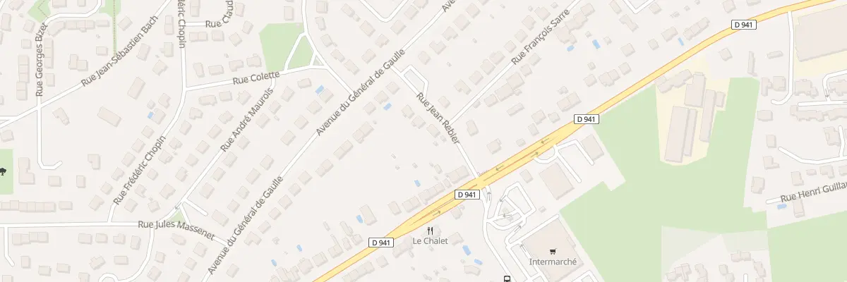 Plan du 8 Rue Jean Rebier à Panazol