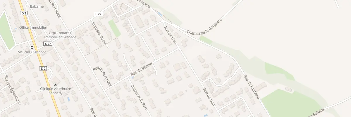 Plan du 14 Rue de Vézian à Grenade
