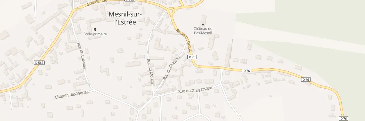 Plan du 3 Rue du Château à Mesnil-sur-l’Estrée