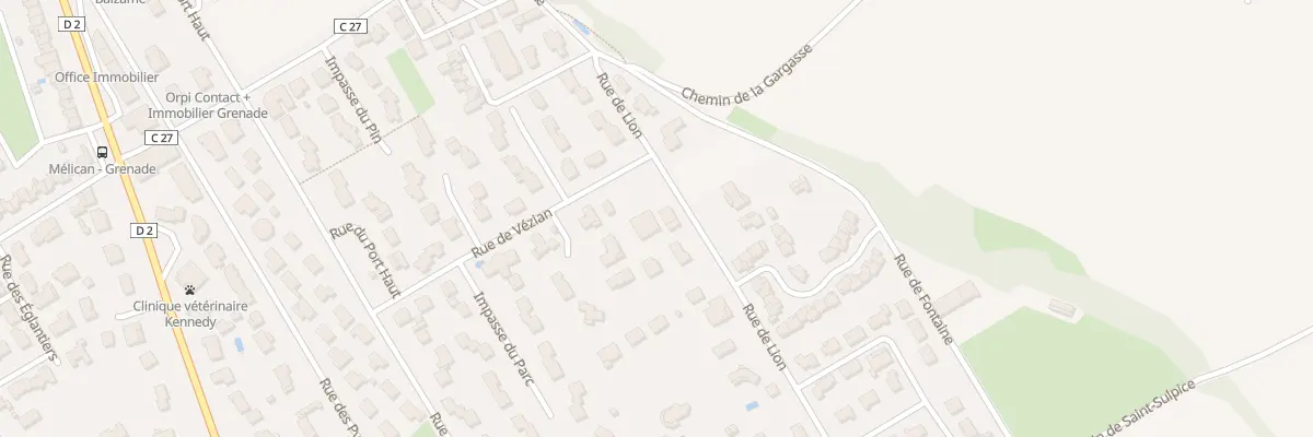 Plan du 12 Rue de Lion à Grenade