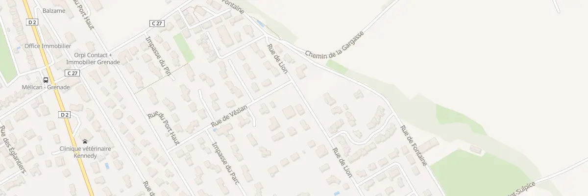 Plan du 10 Rue de Lion à Grenade