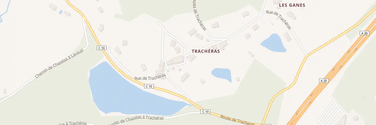 Plan du 12 Rue de Trachéras à Bonnac-la-Côte