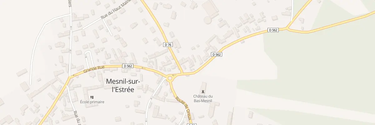 Plan du 3 Rte de Louye à Mesnil-sur-l’Estrée
