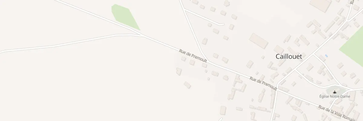 Plan du 2 Che Rural à Caillouet-Orgeville