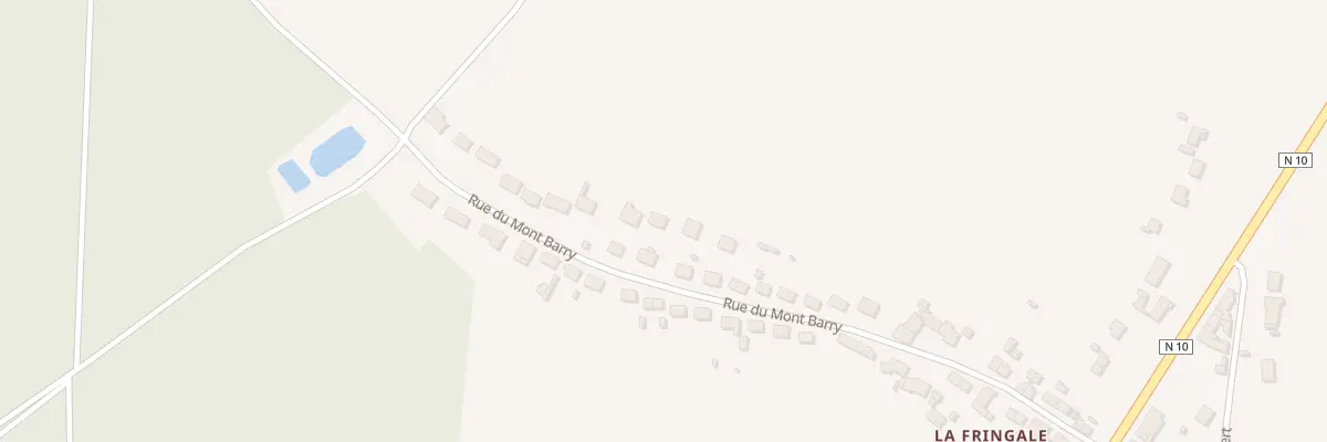 Plan du 44 Rue du Mont Barry à La Chapelle-du-Noyer