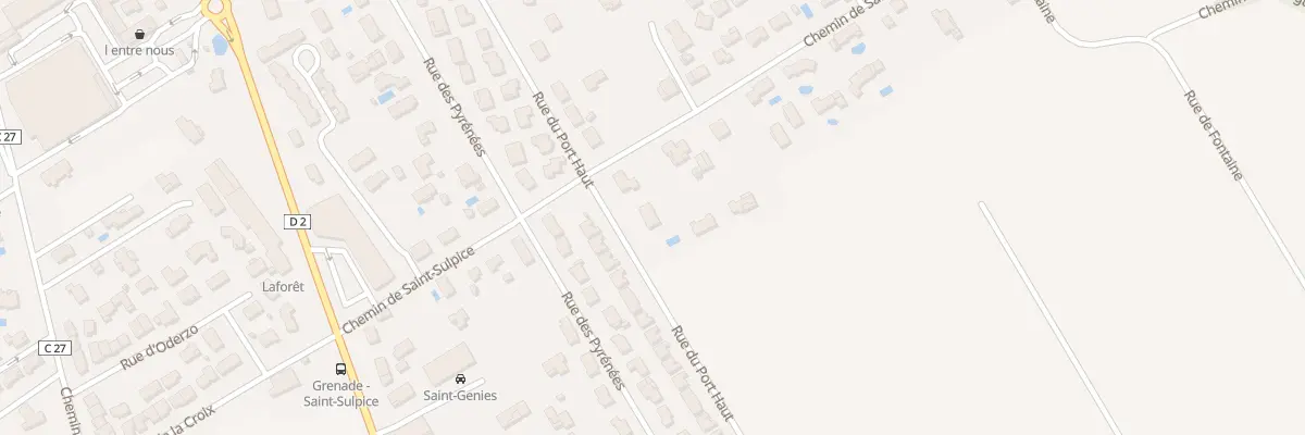 Plan du 59 Rue du Port Haut à Grenade
