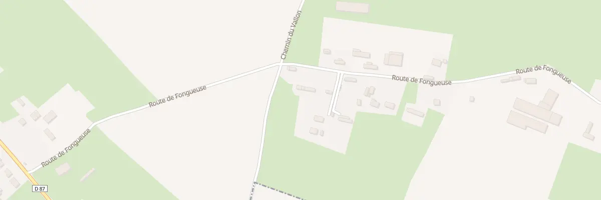 Plan du 434 Rte de Fongueuse à Longuerue