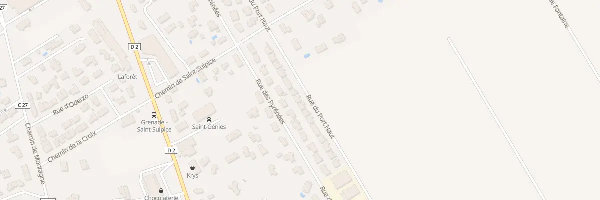 Plan du 58 Rue du Port Haut à Grenade