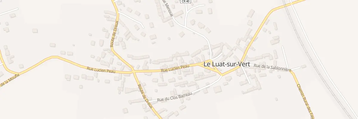 Plan du 4 Rue Lucien Peau à Vert-en-Drouais