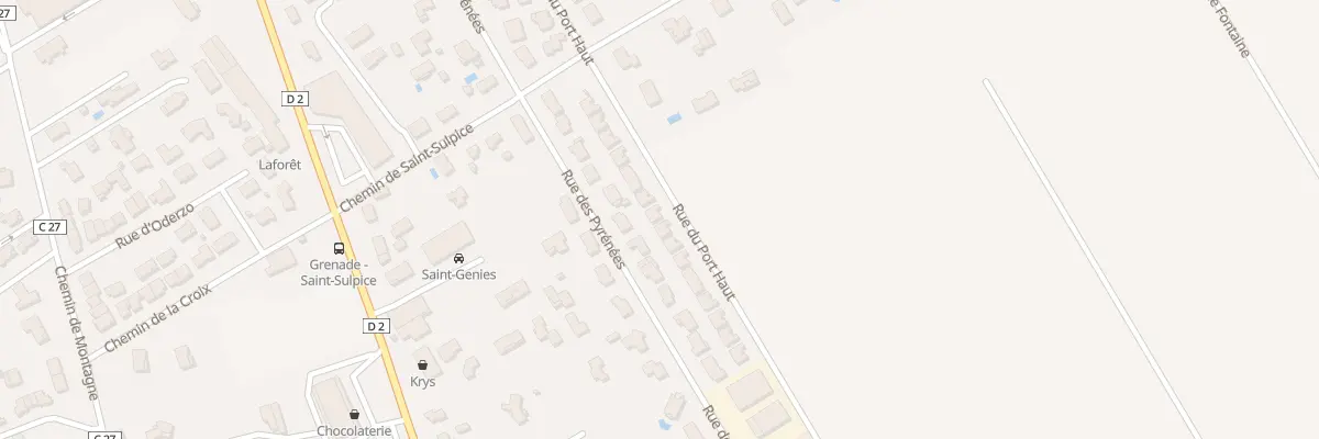 Plan du 76 Rue du Port Haut à Grenade