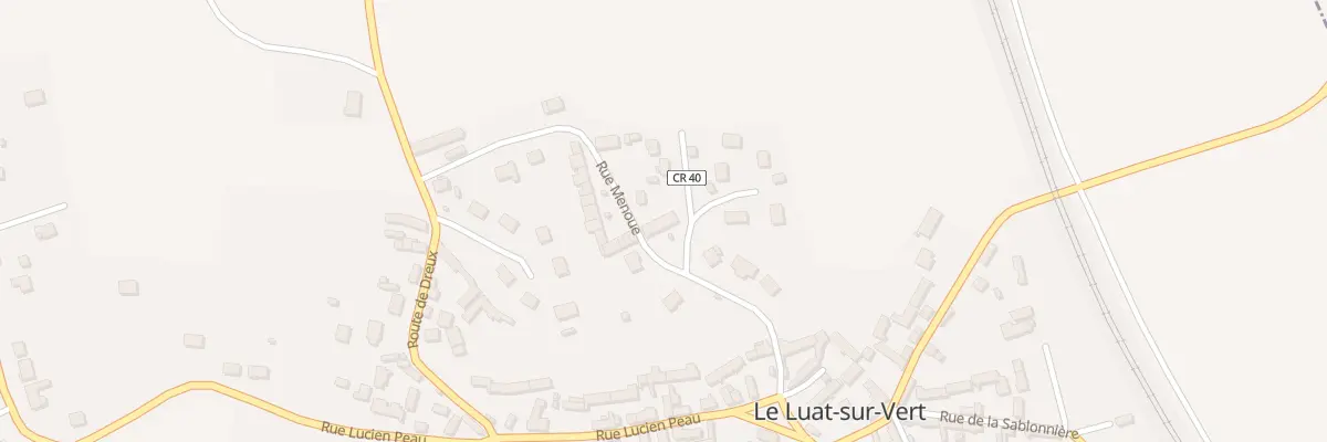 Plan du 9 Rue Menoue à Vert-en-Drouais
