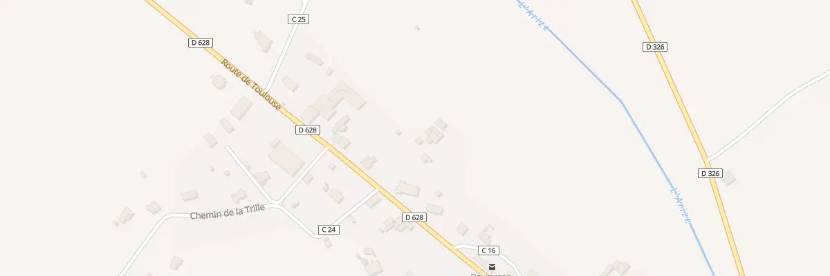 Plan du 18 Rte de Toulouse à Daumazan-sur-Arize