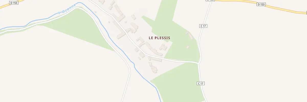 Plan du 14 Le Plessis à Dangeau