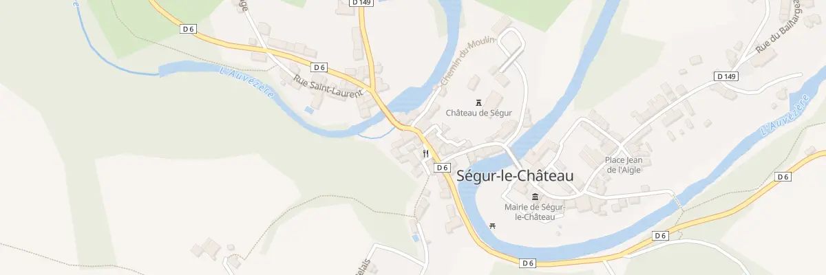 Plan du 4 Av Jeanne d’Albret à Ségur-le-Château