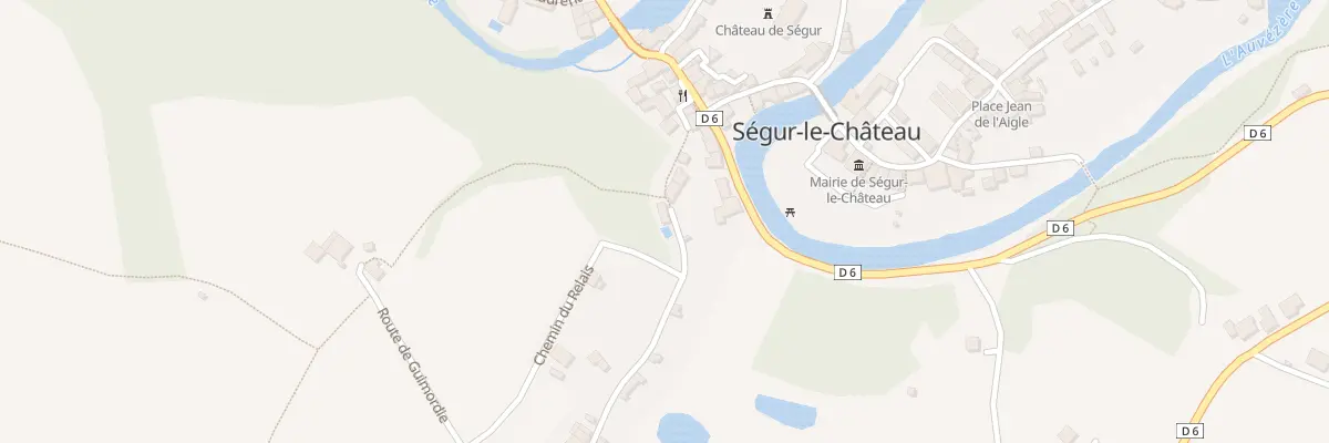 Plan du 8 Rle de l’Aumoniere à Ségur-le-Château