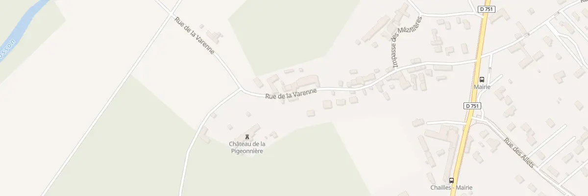 Plan du 29 Rue de la Varenne à Chailles
