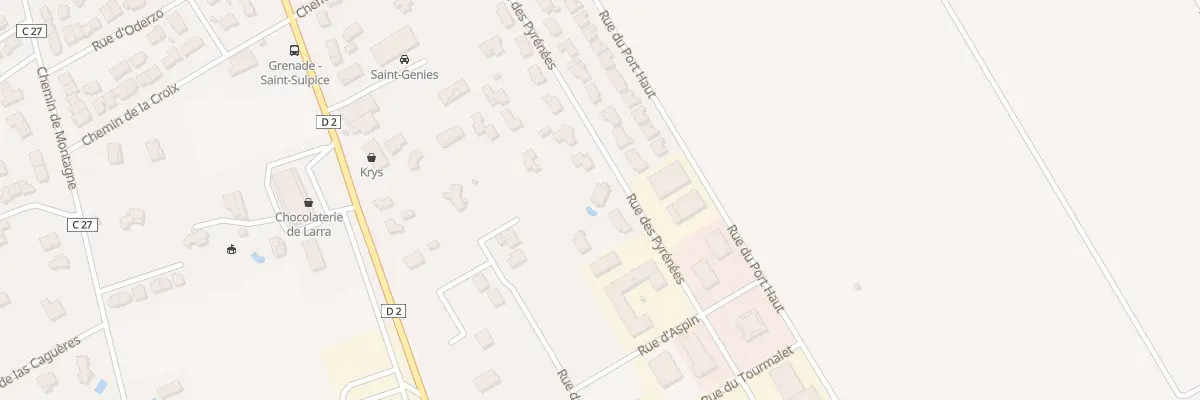 Plan du 62 Rue des Pyrénées à Grenade