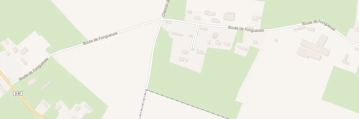 Plan du 524B Rte de Fongueuse à Longuerue
