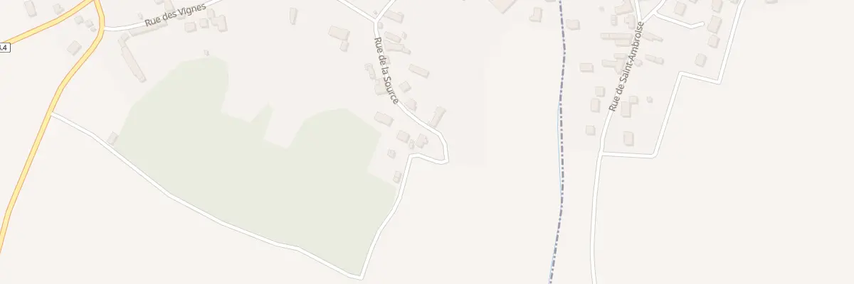 Plan du 22 Rue de la Source à Fontaine-la-Guyon