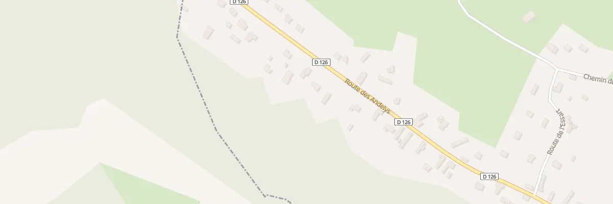 Plan du 737 Rte des Andelys à Amfreville-les-Champs