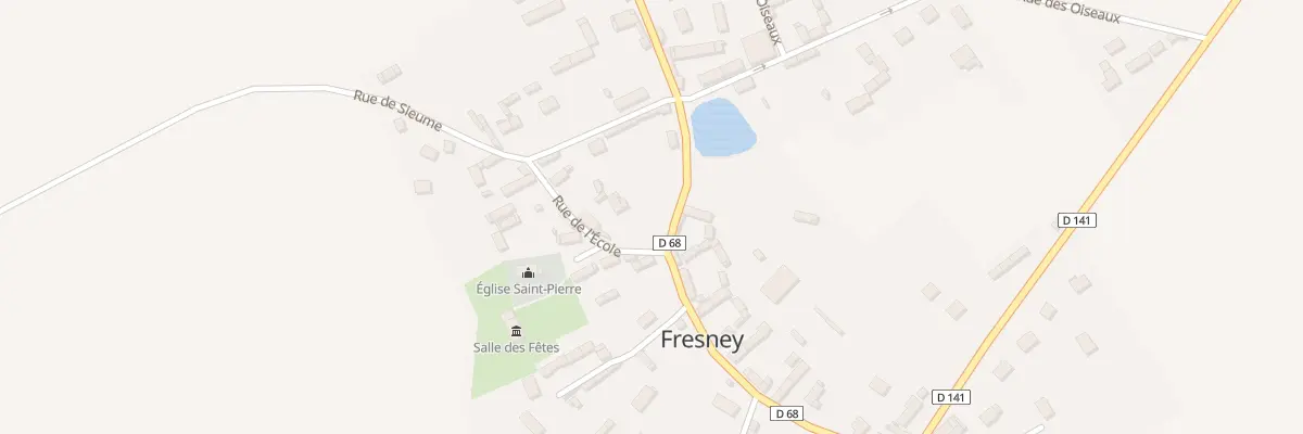 Plan du 4 Rte St Pierre à Fresney