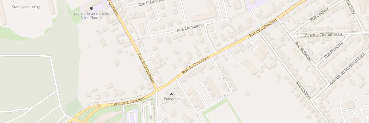 Plan du 213 Rue de Cabochon à Blois