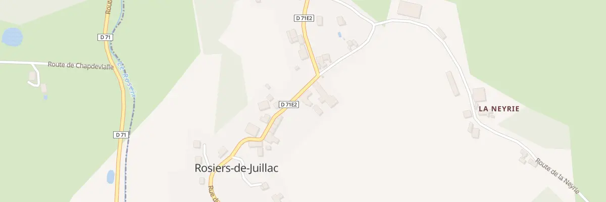 Plan du 5010 Le Bourg à Rosiers-de-Juillac