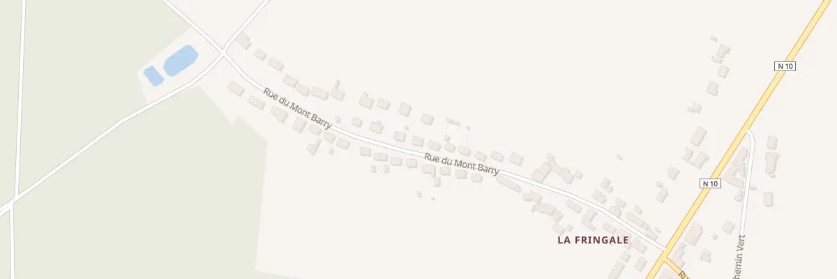 Plan du 36 Rue du Mont Barry à La Chapelle-du-Noyer