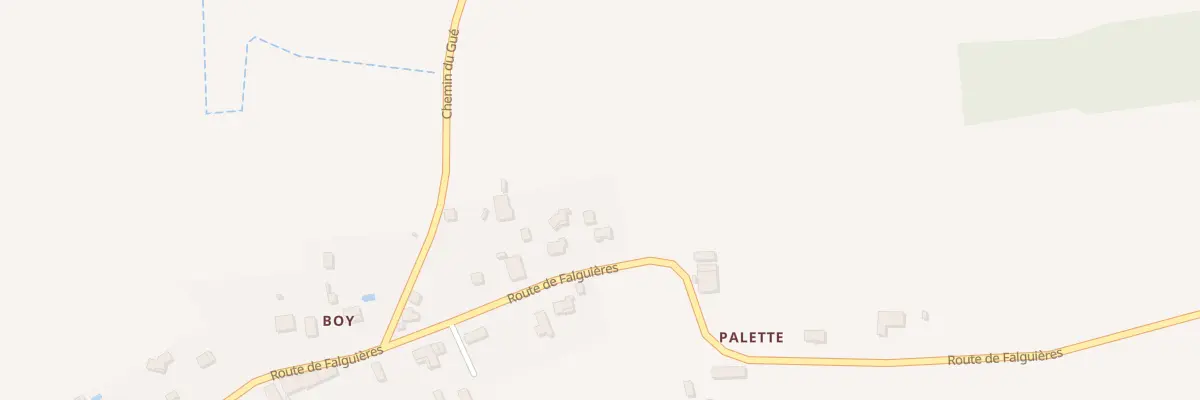 Plan du 1425 Rte de Falguieres à Villemade