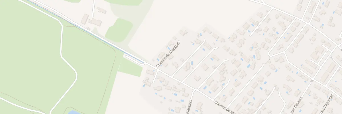 Plan du 56 Che de Montbel à Frouzins