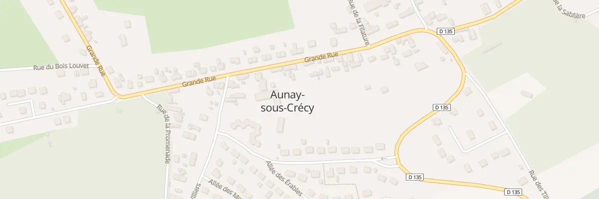 Plan du 3 All des Vergers à Aunay-sous-Crécy