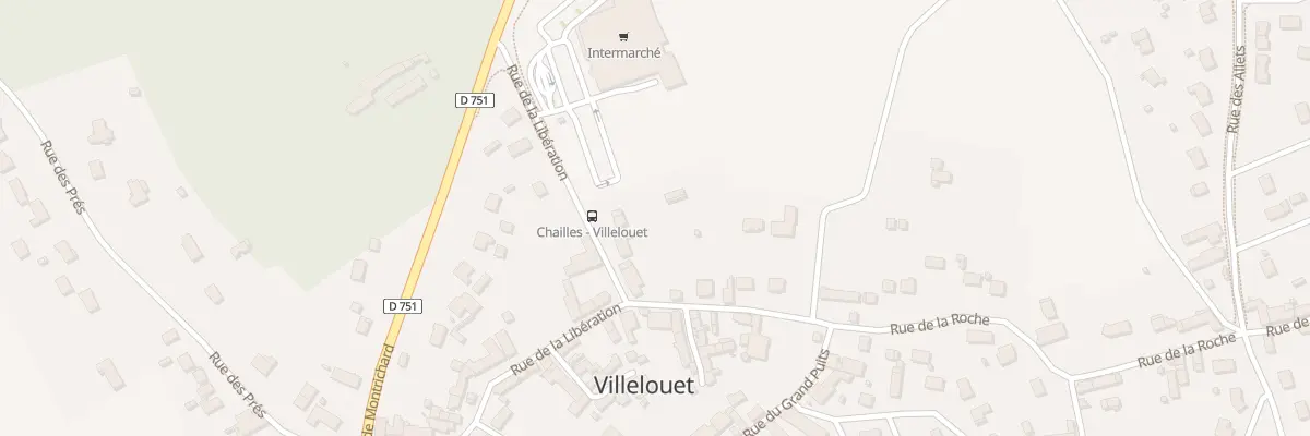 Plan du 20 Rue de la Libération à Chailles