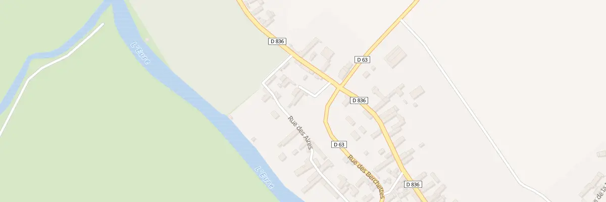 Plan du 1 Imp des Berchettes à Chambray