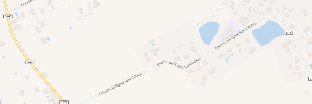 Plan du 317 Che de l’Eglise Saint Hilaire à Montauban