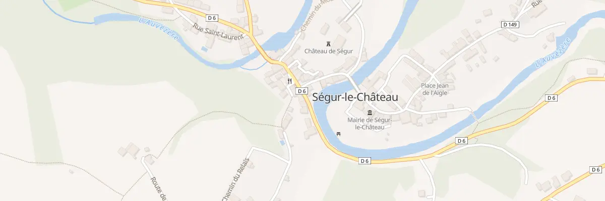 Plan du 12 Av Jeanne d’Albret à Ségur-le-Château