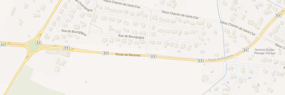 Plan du 2 Rue de Champagne à Muret