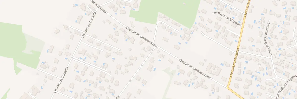Plan du 29 Che de Lasbadorques à Cornebarrieu