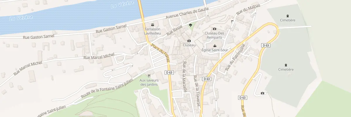 Plan du 5 Pl Saint-Roch à Terrasson-Lavilledieu