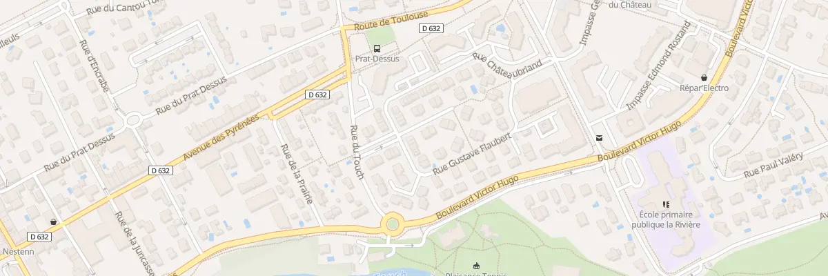 Plan du 5 Rue Gustave Flaubert à Plaisance-du-Touch