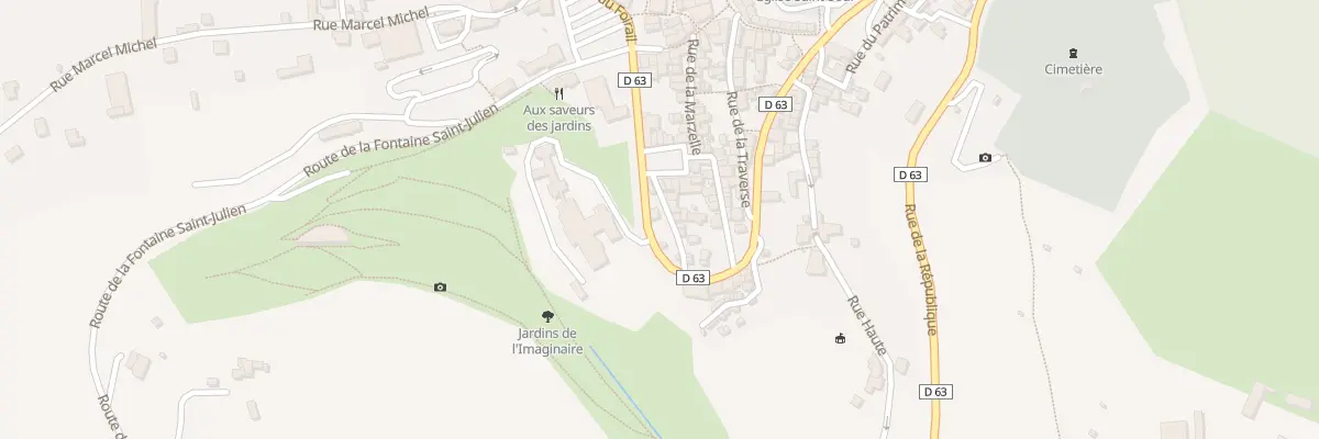 Plan du 7 Rue de la République à Terrasson-Lavilledieu