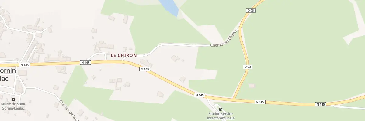 Plan du 1 Che du Chiron à Saint-Sornin-Leulac