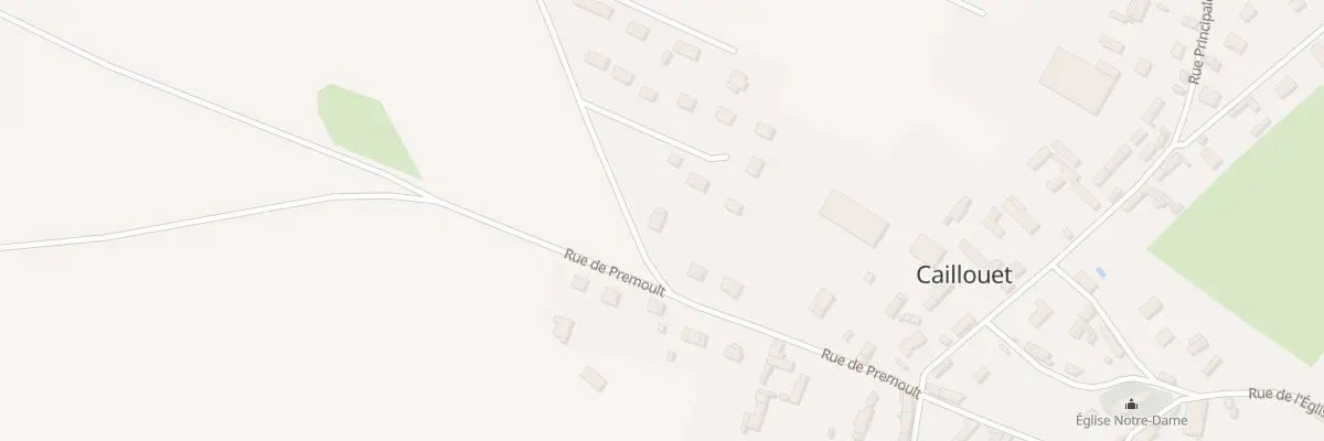 Plan du 8 Rue de Prémoult à Caillouet-Orgeville