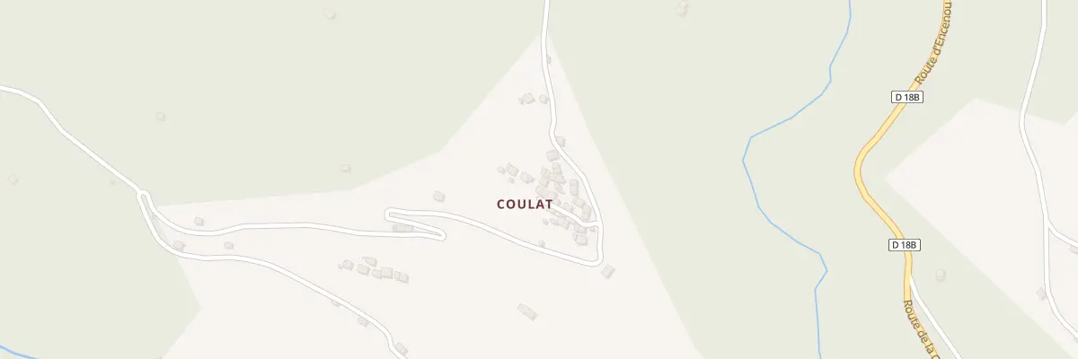 Plan du 469 Coulate à Biert