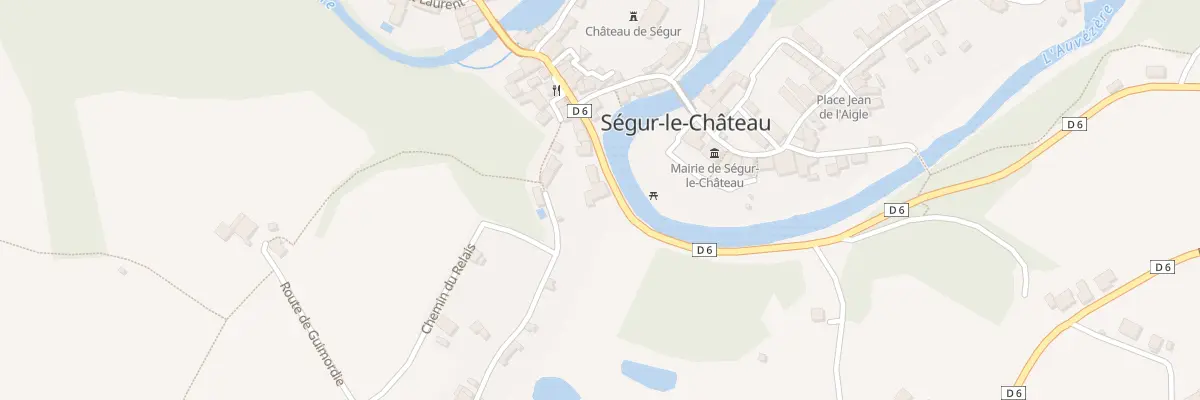 Plan du 20 Av Jeanne d’Albret à Ségur-le-Château