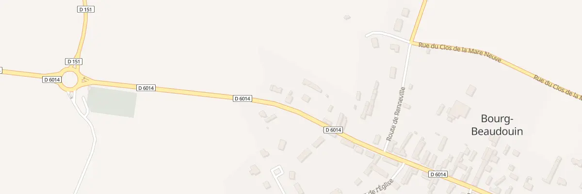 Plan du 4 Rte de Paris à Bourg-Beaudouin